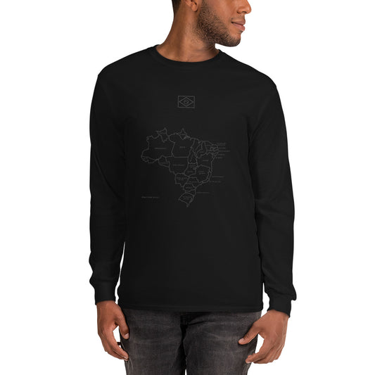 Sudadera / Suéter - Mapa de Brasil en Líneas - unisex