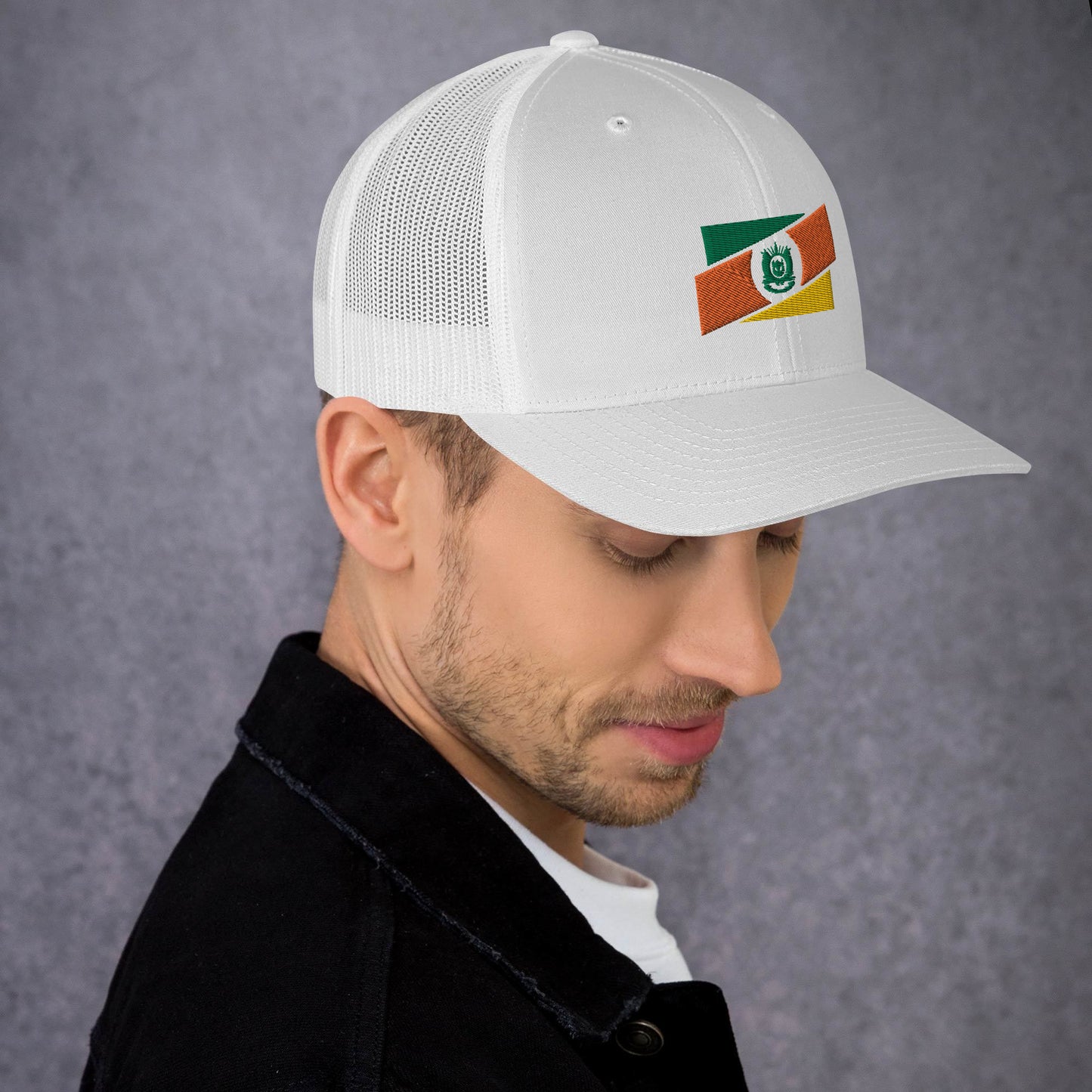 RS Trucker Hat - Trucker Style - Rio Grande do Sul - Brazil - Gaúcho Tri Legal - Brazilian Regional Clothing | Berimba