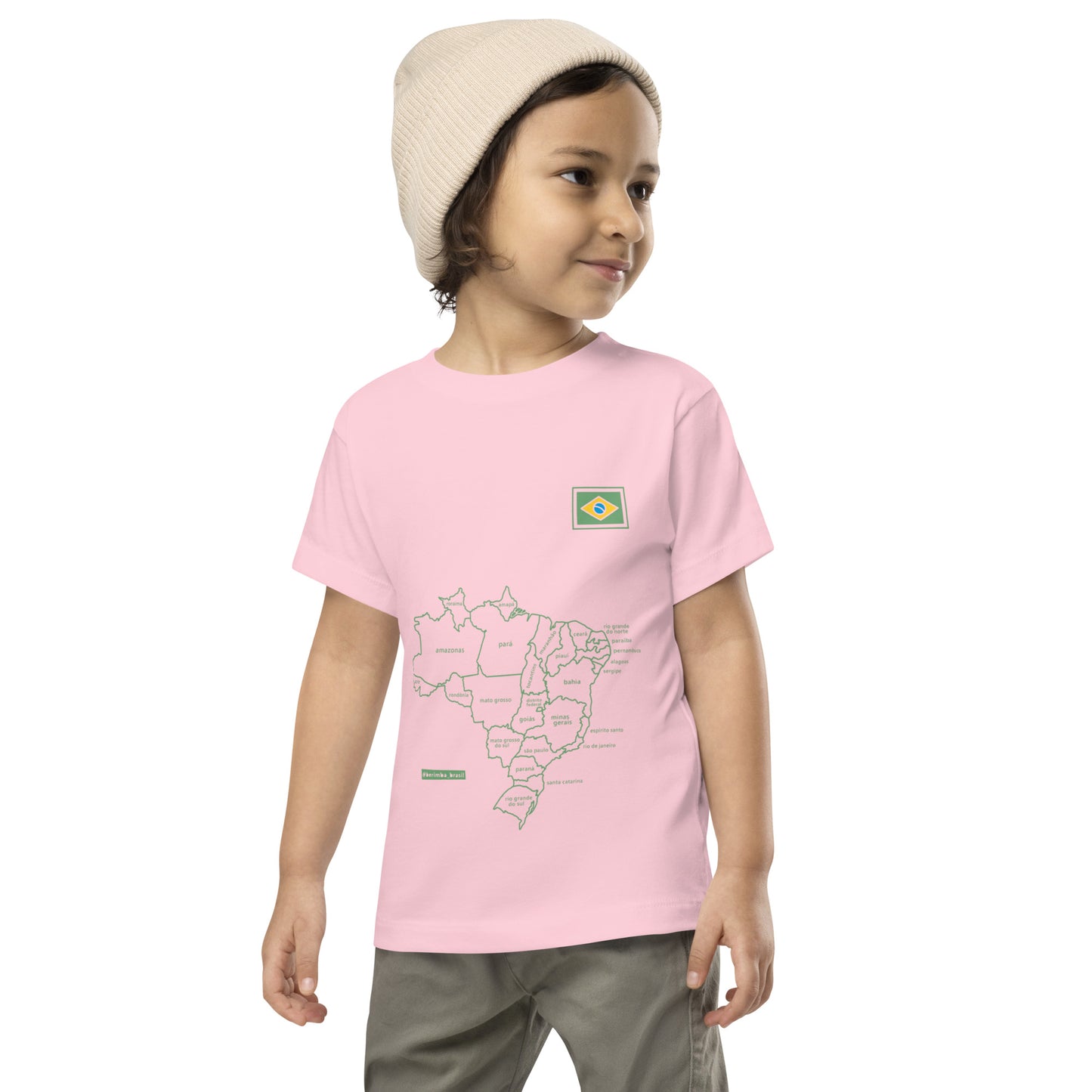 Kids T-Shirt - Brazil Map - Unisex - Brazilian Regional Clothing | Berimba