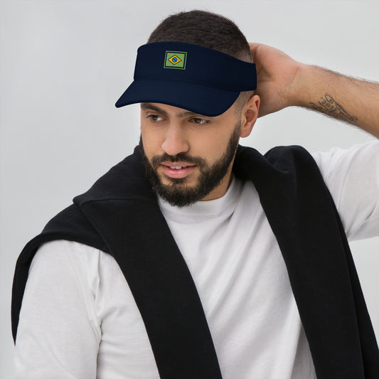 Beach Visor - BRA-Flag - unisex - Brazilian Regional Clothing | Berimba
