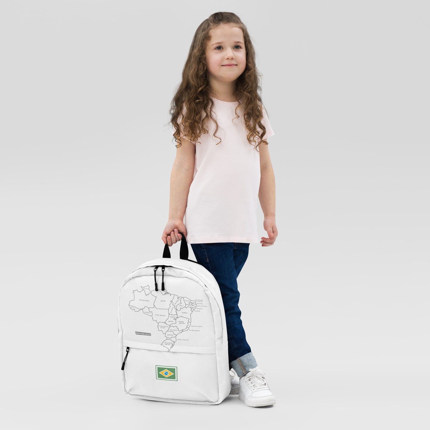 Backpack - Minimalist Brazil Map - Brazilian Regional Clothing | Berimba