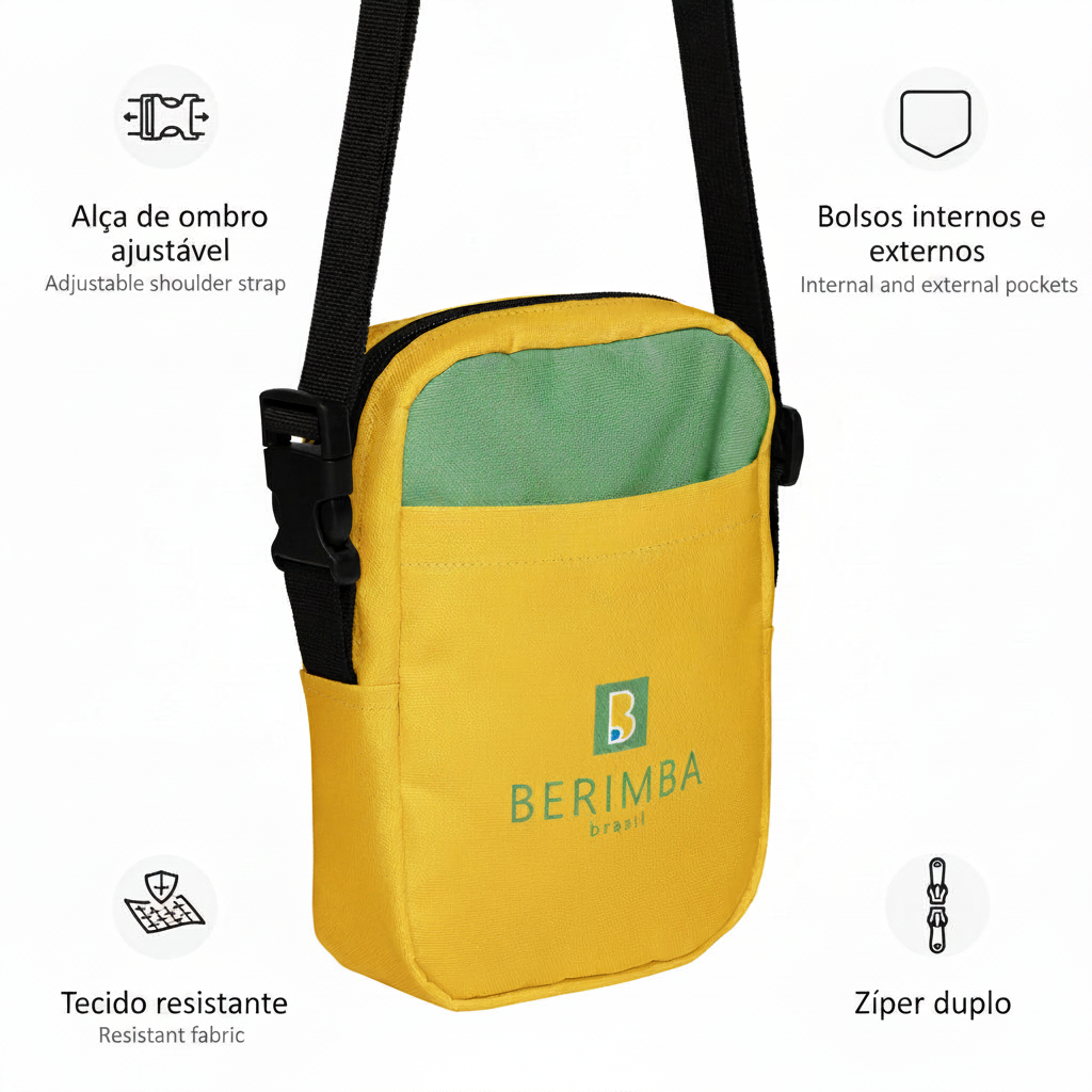 Pochete-Crossbody HandBag – Camisa 10 Clássica do Futebol | Berimba