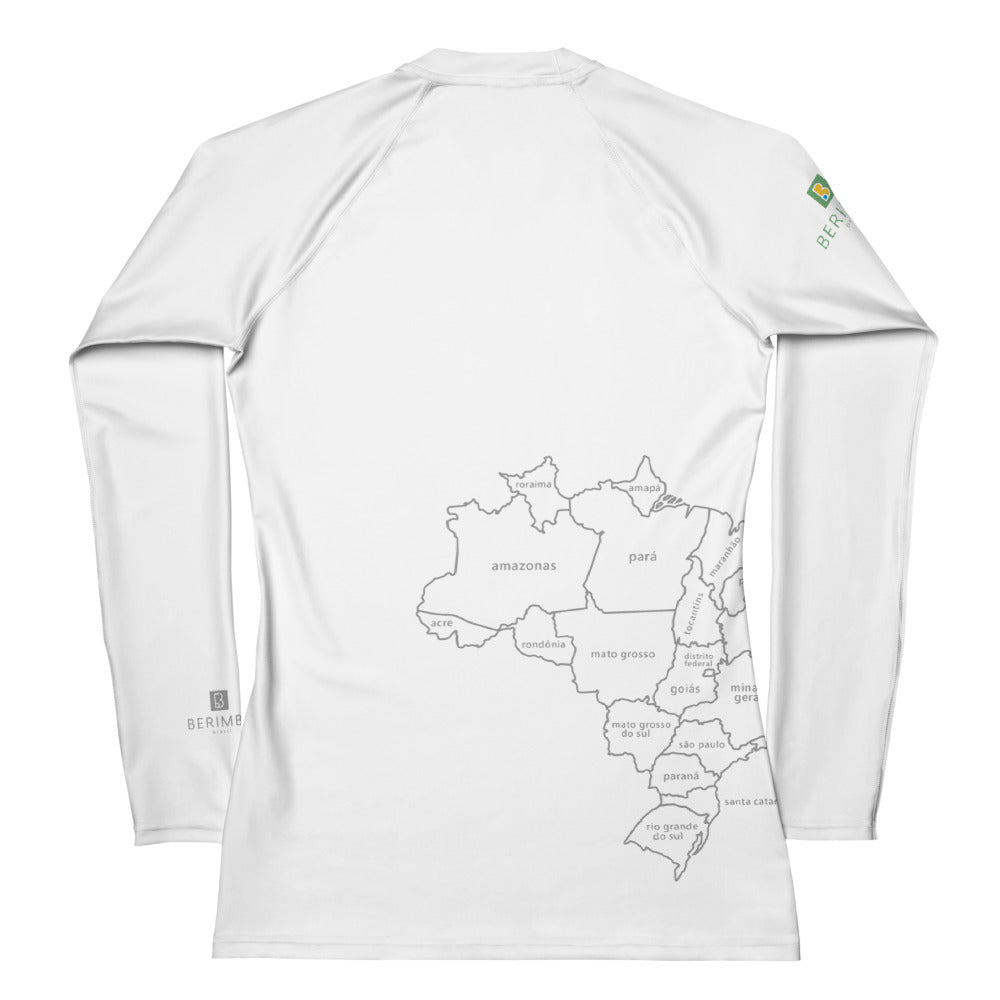 Lycra UV de Playa-Surf - Brasil Map - Gurias