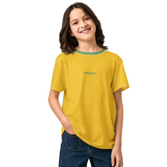 Camiseta Juvenil - Brasil é Camisa 10 – Vamos | Berimba