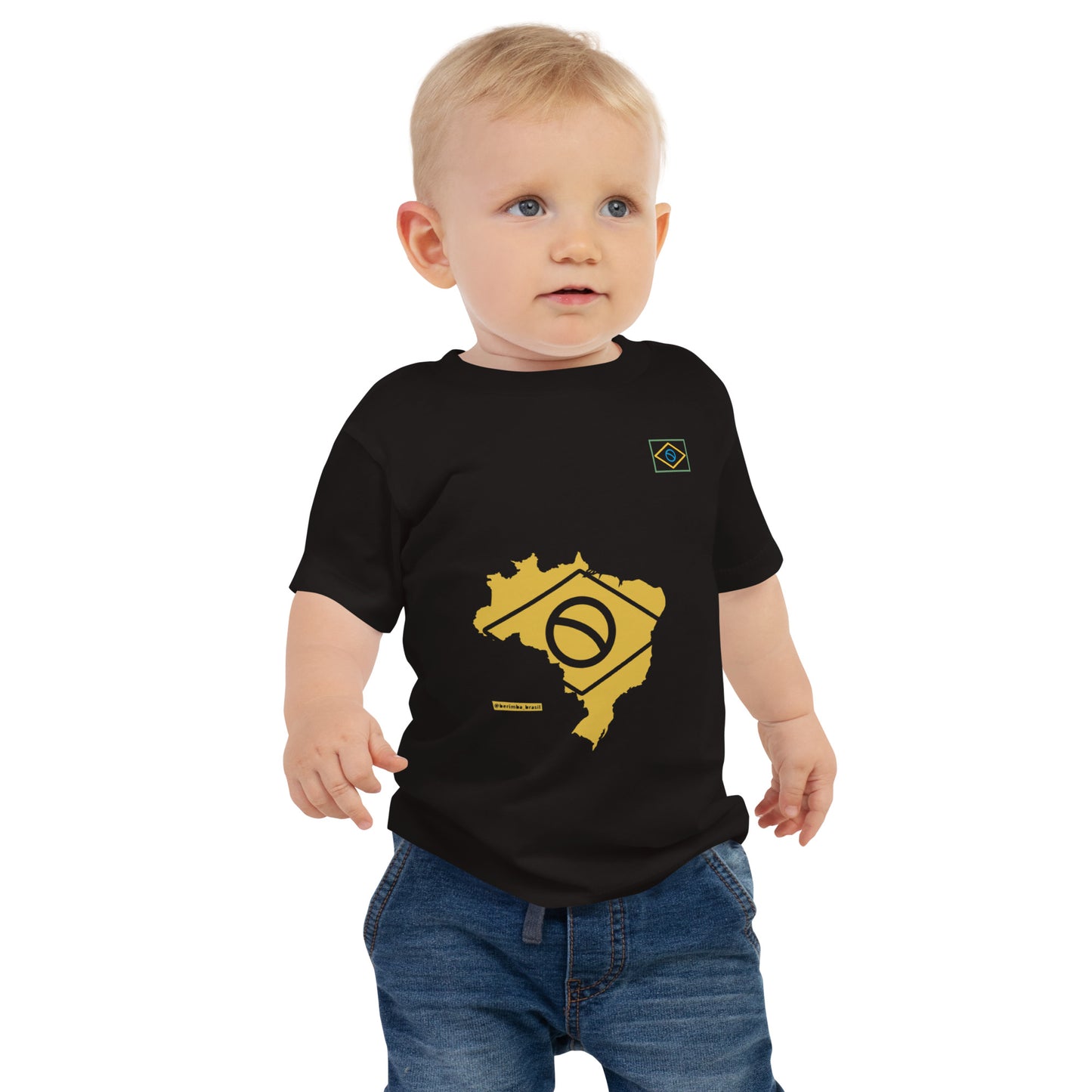 Baby T-Shirt - Brazil Map - Brazilian Regional Clothing | Berimba