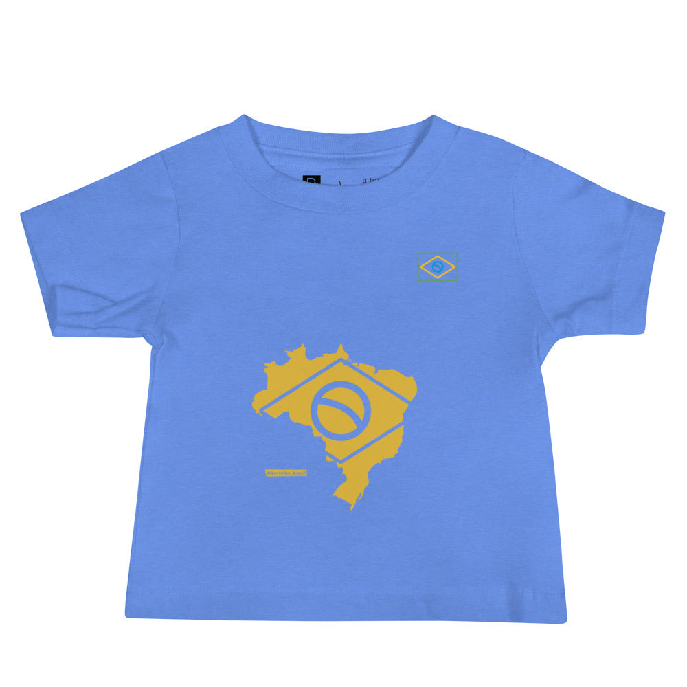 Baby T-Shirt - Brazil Map - Brazilian Regional Clothing | Berimba