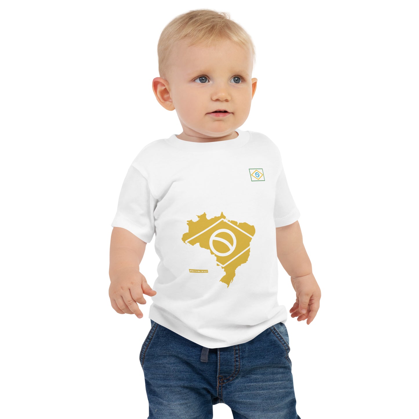 Baby T-Shirt - Brazil Map - Brazilian Regional Clothing | Berimba