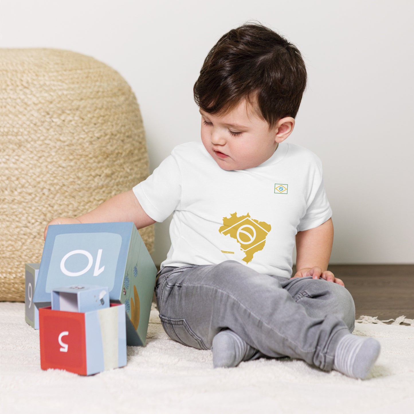 Baby T-Shirt - Brazil Map - Brazilian Regional Clothing | Berimba