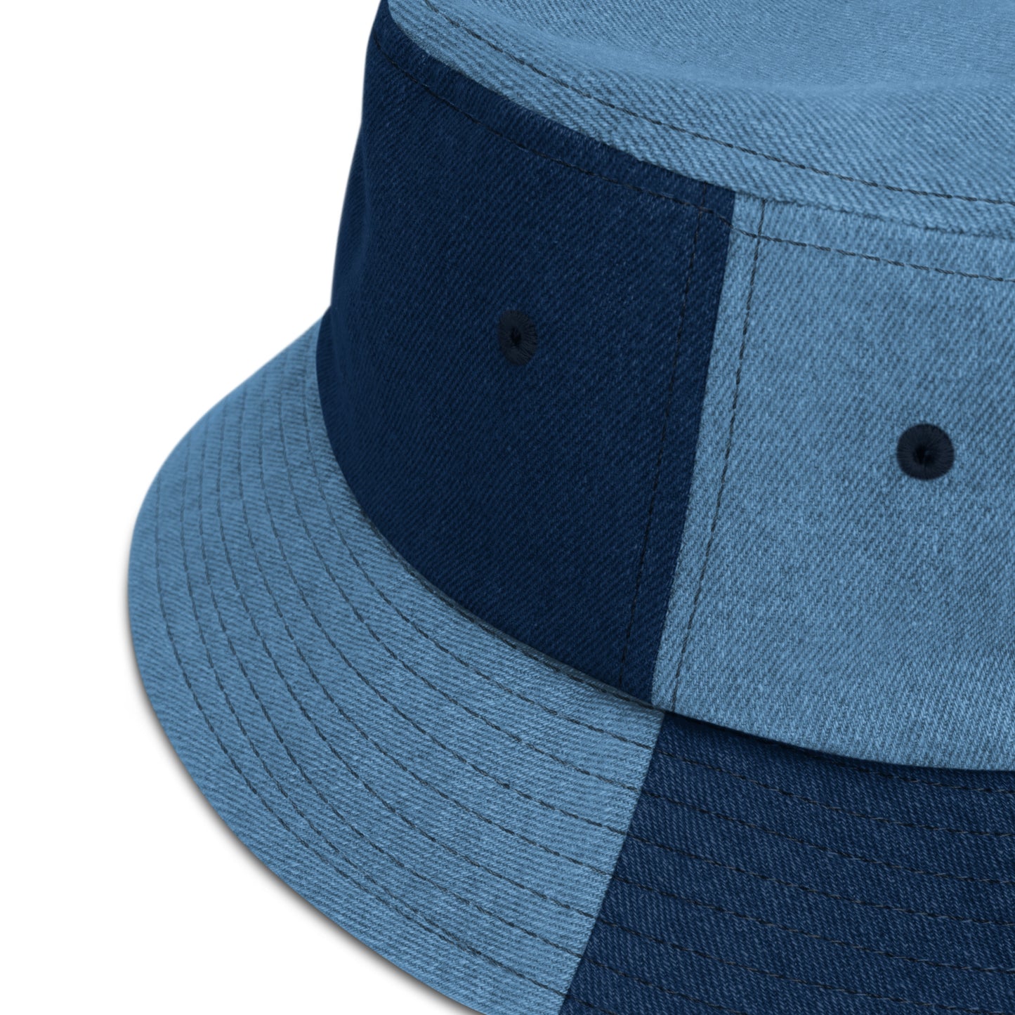 Bucket Fisherman Hat - Denim - Brazil Grife Flag - Brazilian Regional Clothing | Berimba