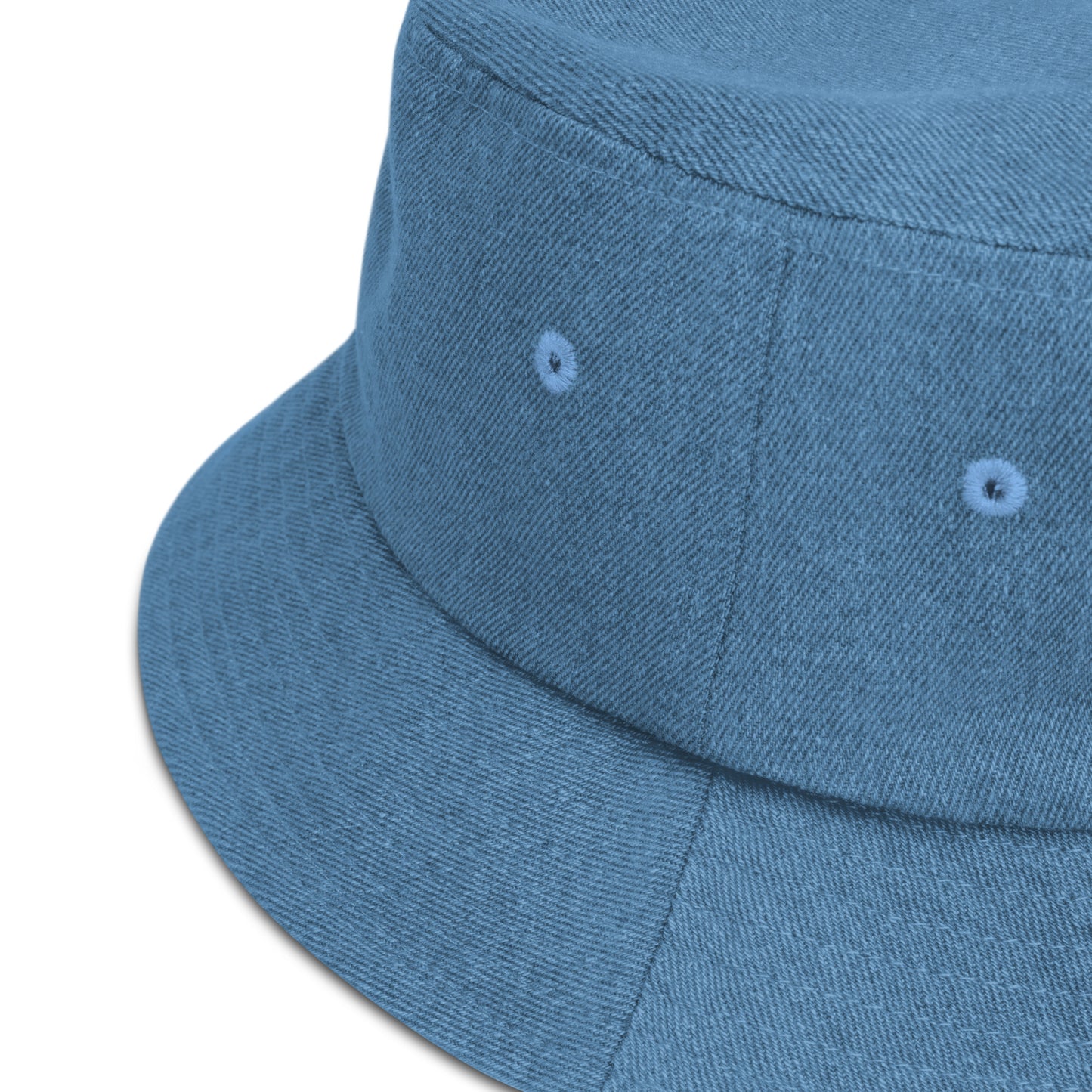 Bucket Fisherman Hat - Denim - Brazil Grife Flag - Brazilian Regional Clothing | Berimba