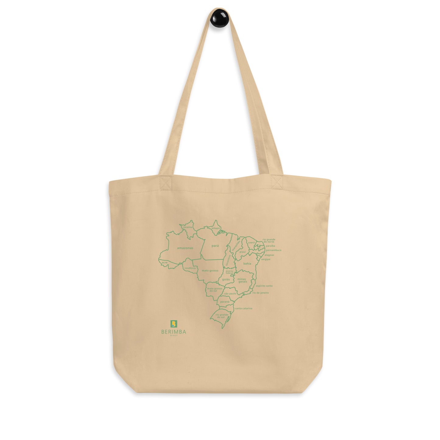 Sacola Ecobag - Mapa do Brasil em Linhas - Roupa Regional Brasileira | Berimba