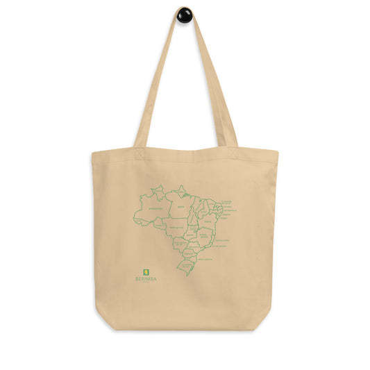 Bolsa de tela - Mapa de Brasil en líneas