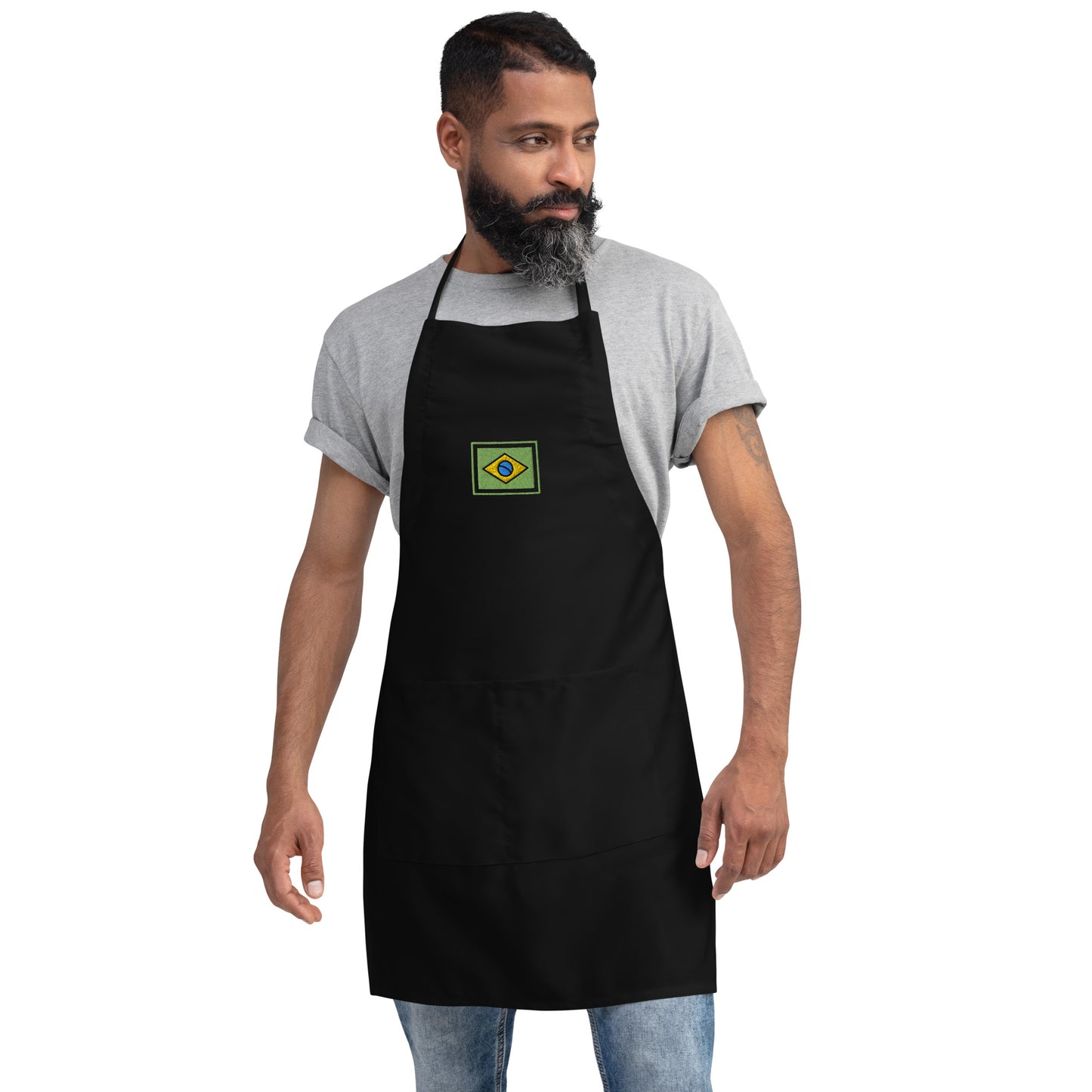 BBQ Apron - Brazuca Abroad - Grill Master - Brazilian Regional Clothing | Berimba
