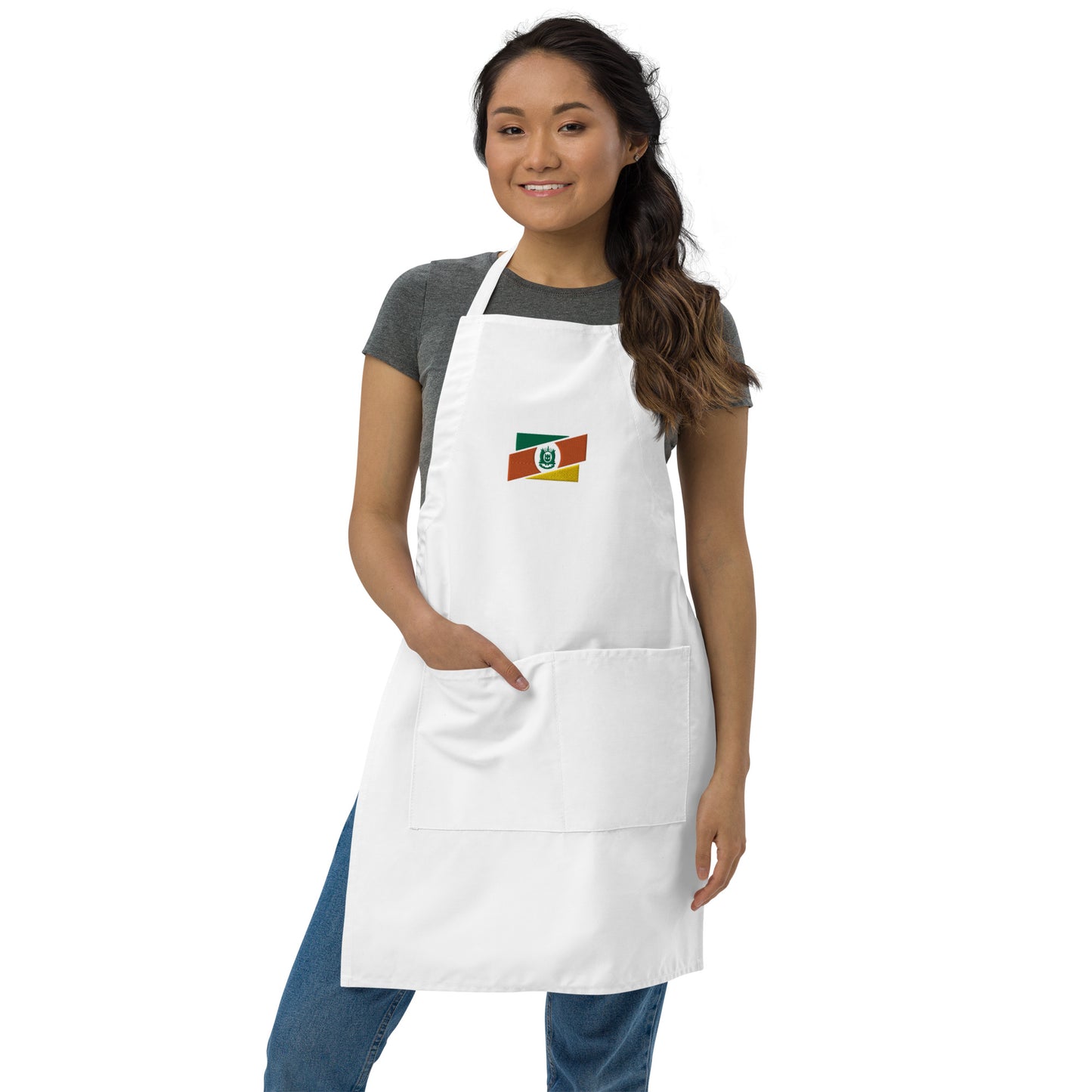BBQ Apron - Brazuca Abroad - Gaucho Barbecuer - RS Tri Legal - Brazilian Regional Clothing | Berimba