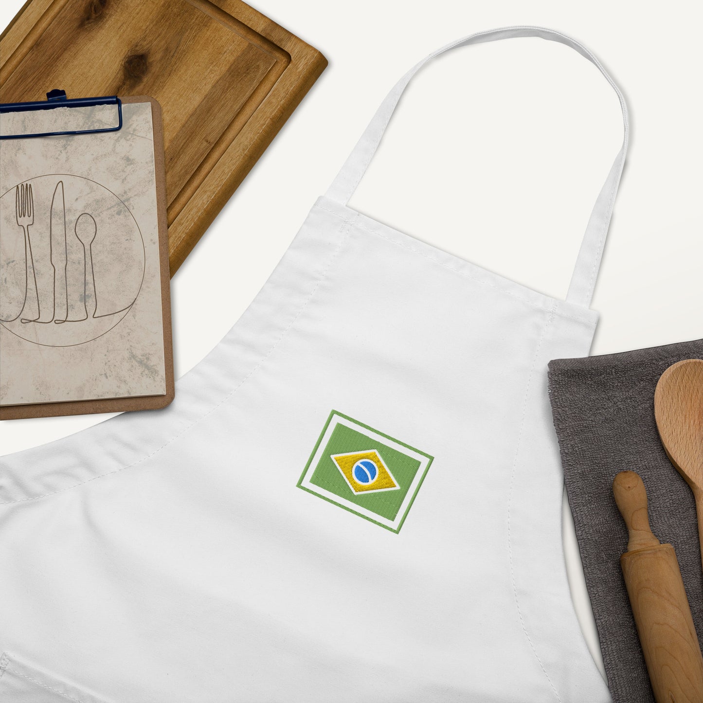 BBQ Apron - Brazuca Abroad - Grill Master - Brazilian Regional Clothing | Berimba
