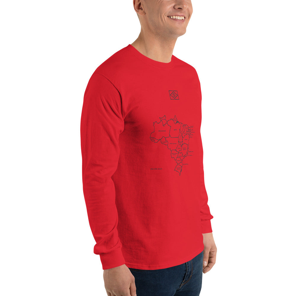 Sweatshirt / Sweater - Brazil Map in Lines - unisex - Brazilian Regional Clothing | Berimba