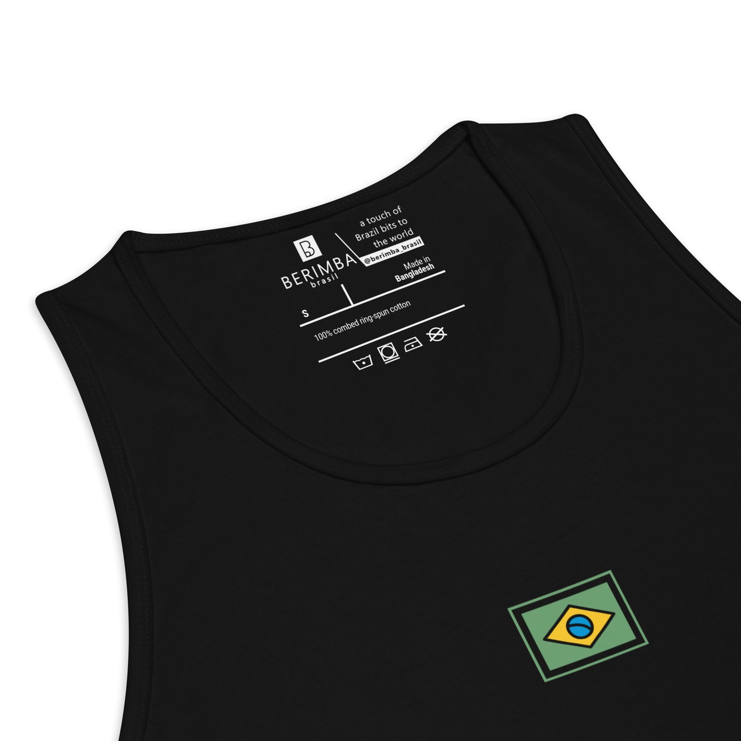 Camiseta sin mangas prémium - Mapa de Brasil y sus estados