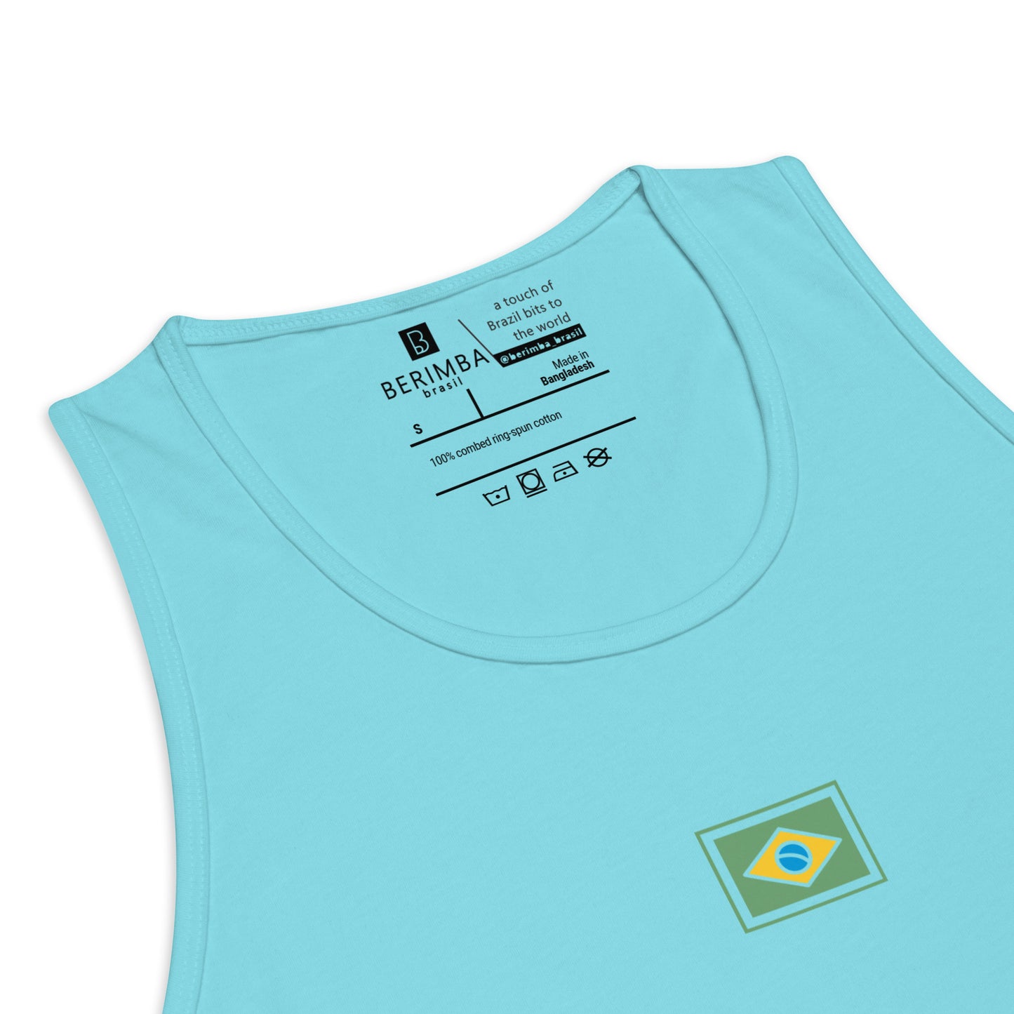 Camiseta sin mangas prémium - Mapa de Brasil y sus estados