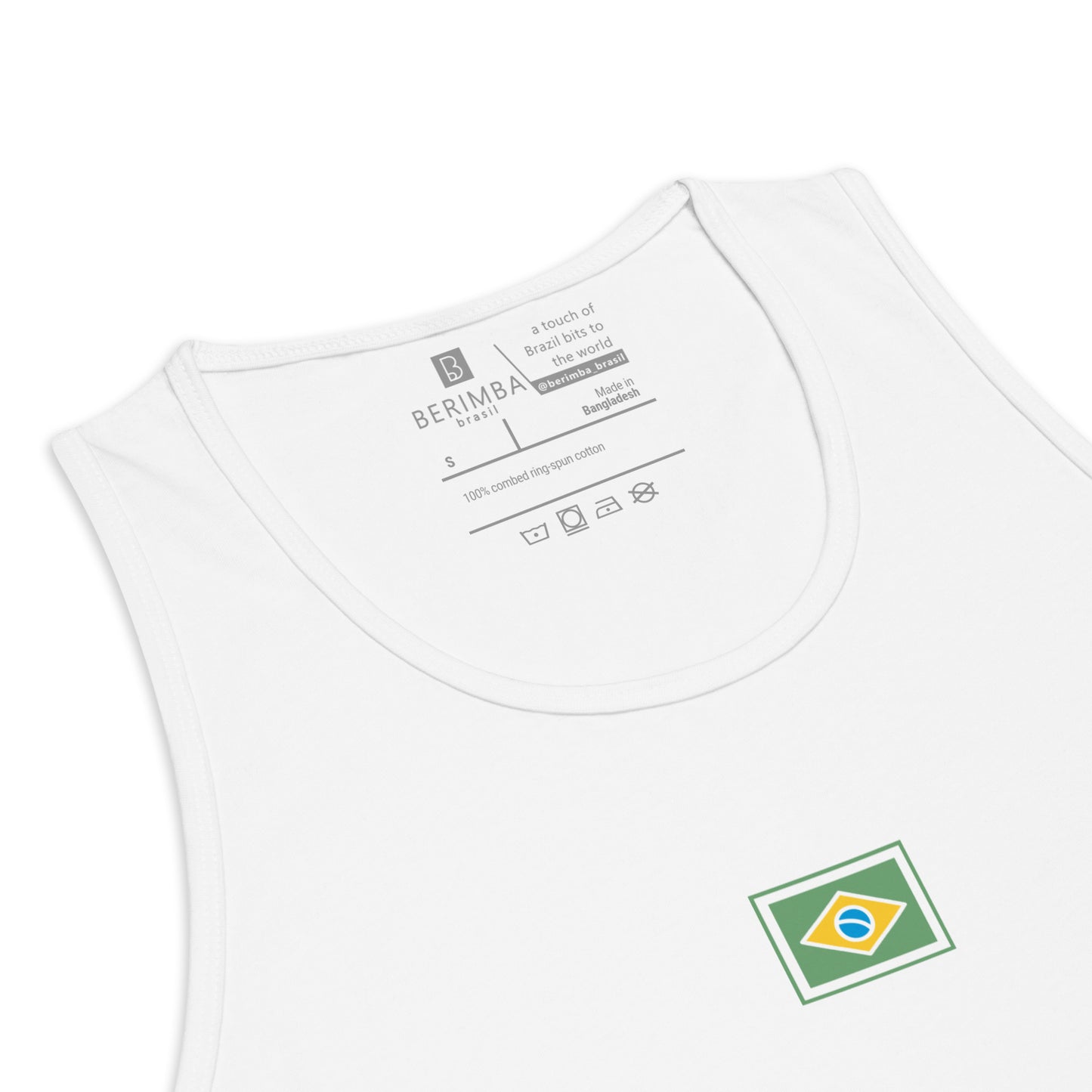 Camiseta sin mangas prémium - Mapa de Brasil y sus estados