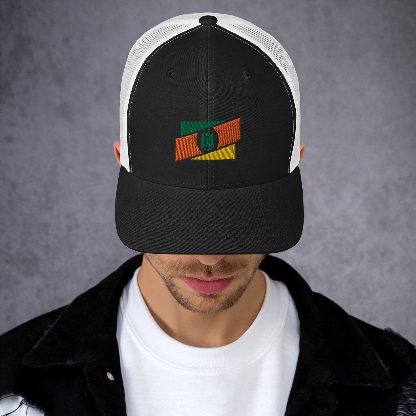 RS Trucker Hat - Trucker Style - Rio Grande do Sul - Brazil - Gaúcho Tri Legal - Brazilian Regional Clothing | Berimba