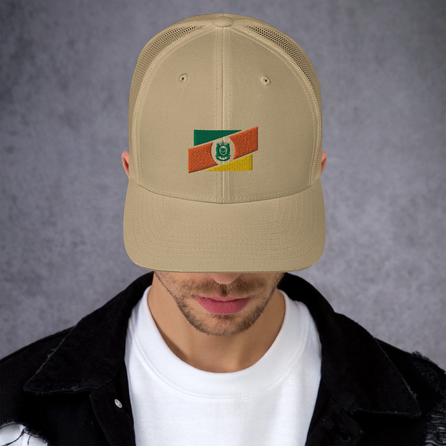 RS Trucker Hat - Trucker Style - Rio Grande do Sul - Brazil - Gaúcho Tri Legal - Brazilian Regional Clothing | Berimba