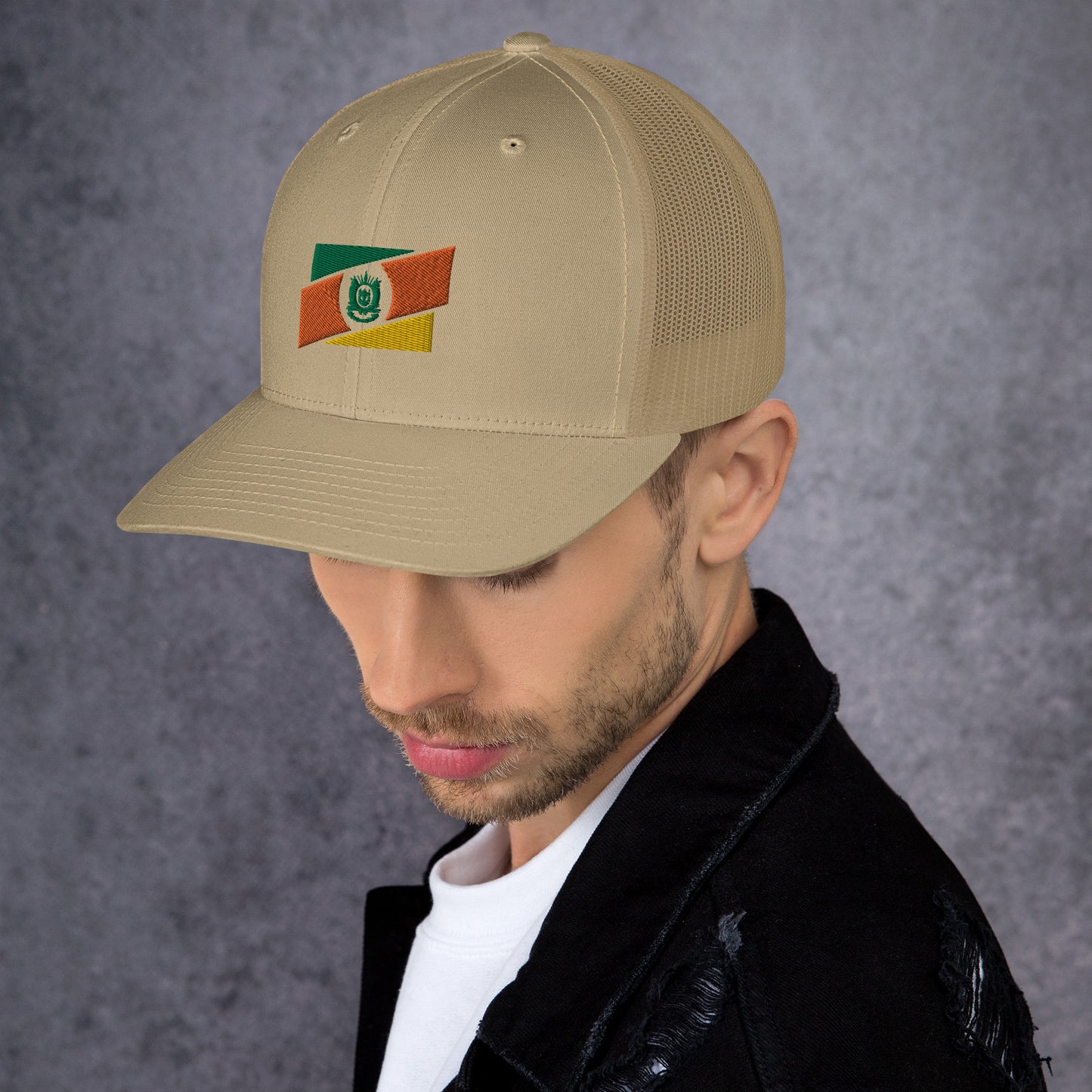 RS Trucker Hat - Trucker Style - Rio Grande do Sul - Brazil - Gaúcho Tri Legal - Brazilian Regional Clothing | Berimba