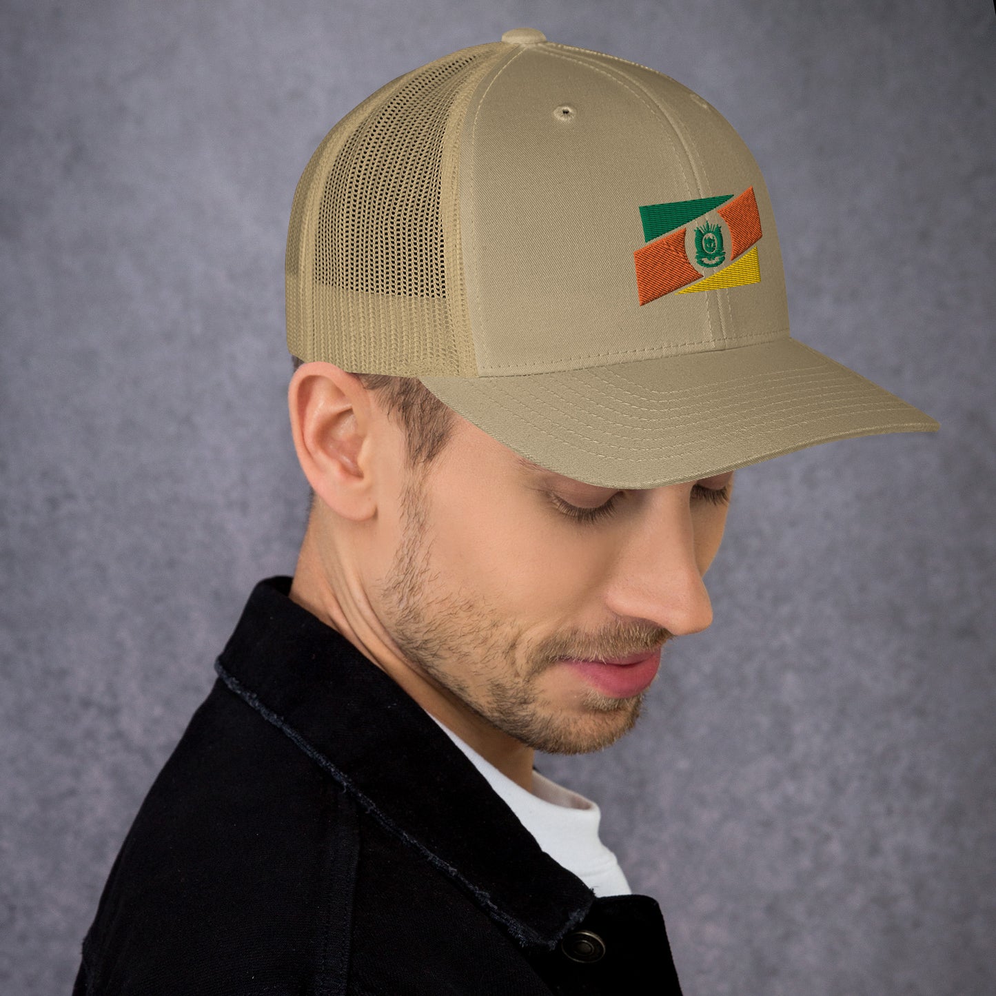 RS Trucker Hat - Trucker Style - Rio Grande do Sul - Brazil - Gaúcho Tri Legal - Brazilian Regional Clothing | Berimba