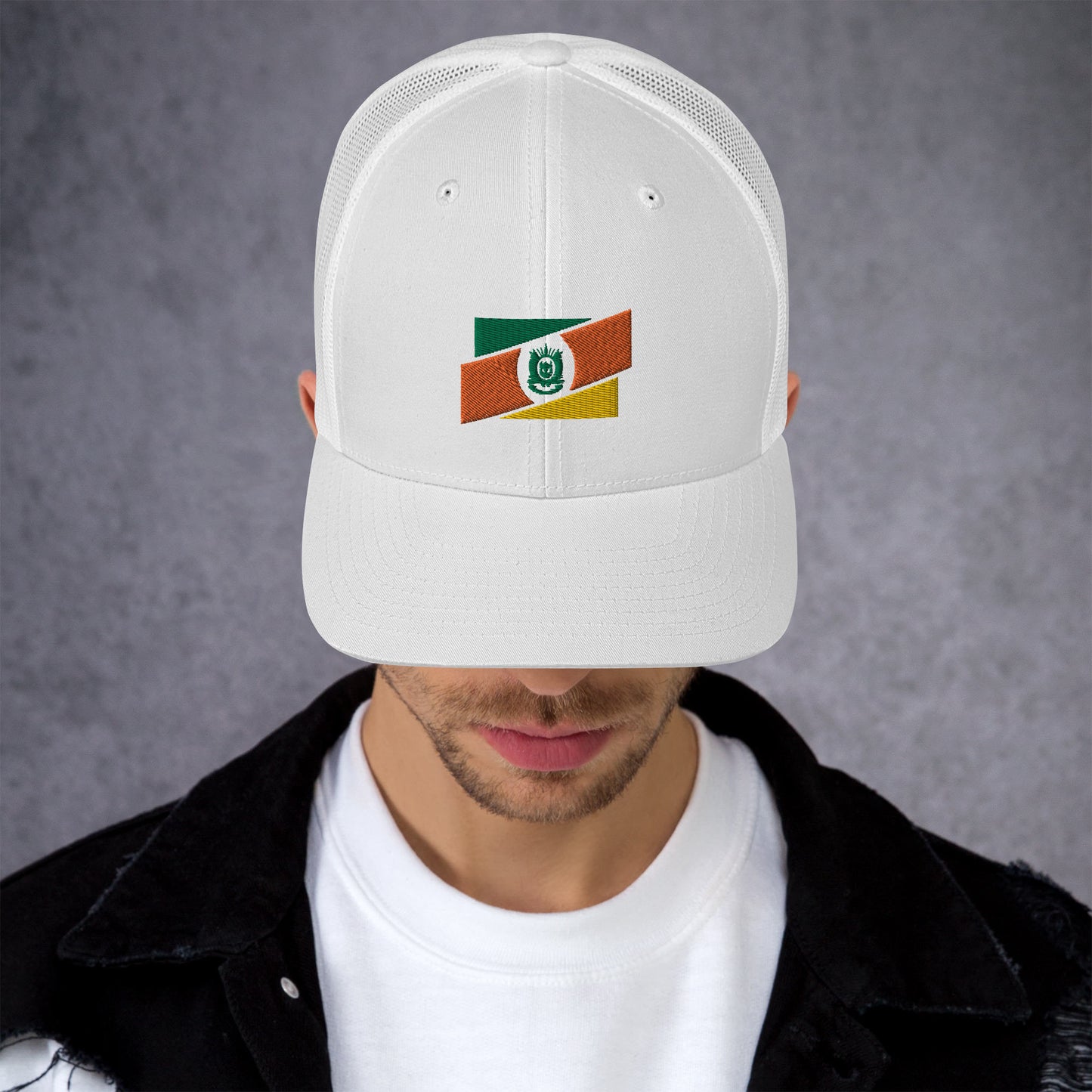 RS Trucker Hat - Trucker Style - Rio Grande do Sul - Brazil - Gaúcho Tri Legal - Brazilian Regional Clothing | Berimba