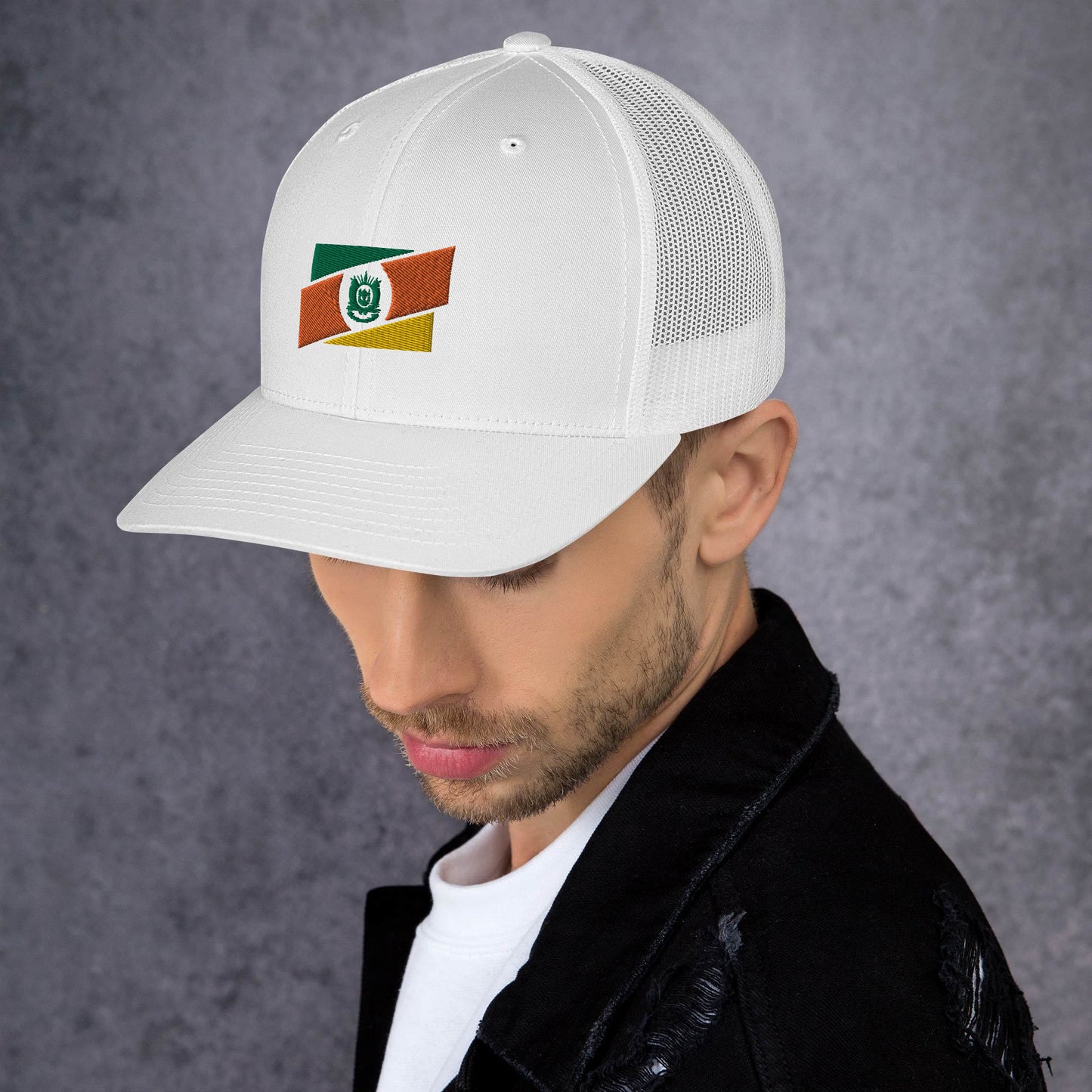 RS Trucker Hat - Trucker Style - Rio Grande do Sul - Brazil - Gaúcho Tri Legal - Brazilian Regional Clothing | Berimba