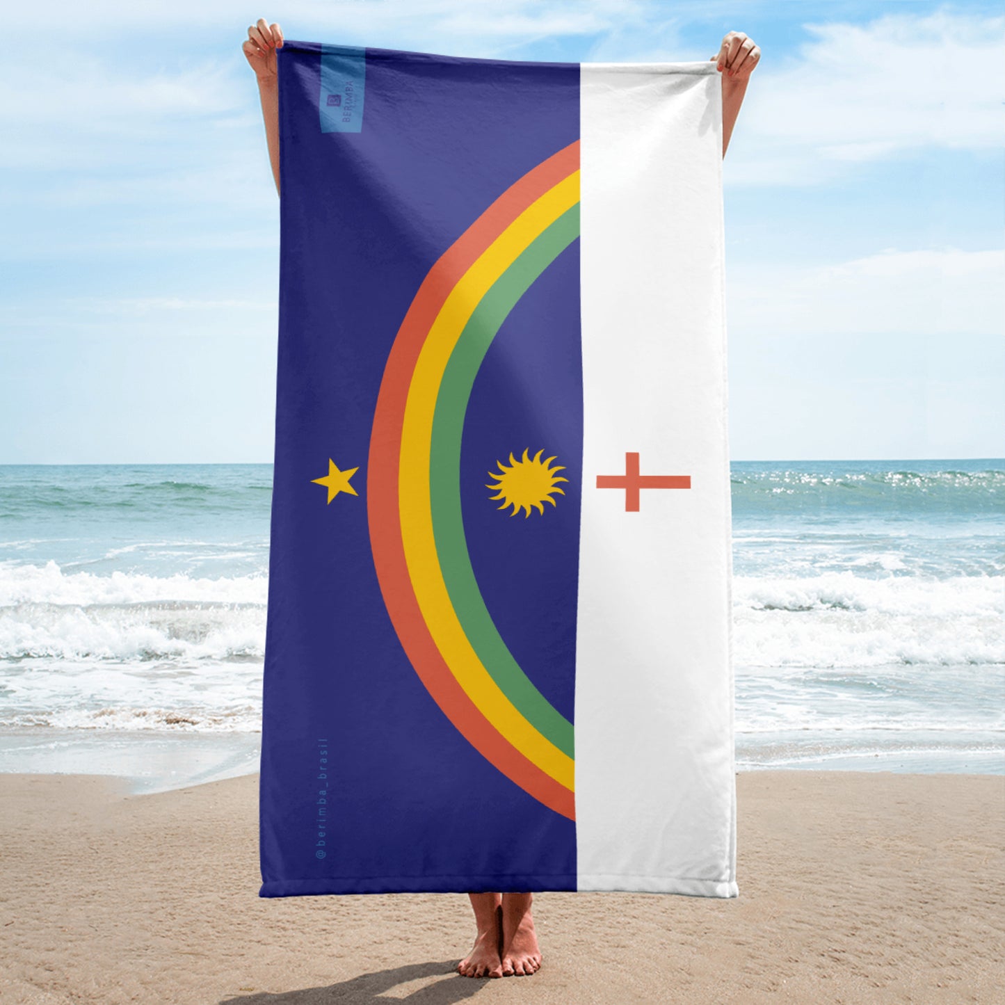 Toalla/Pareo - Bandera de Pernambuco - Brasil-PE - 152×76cm