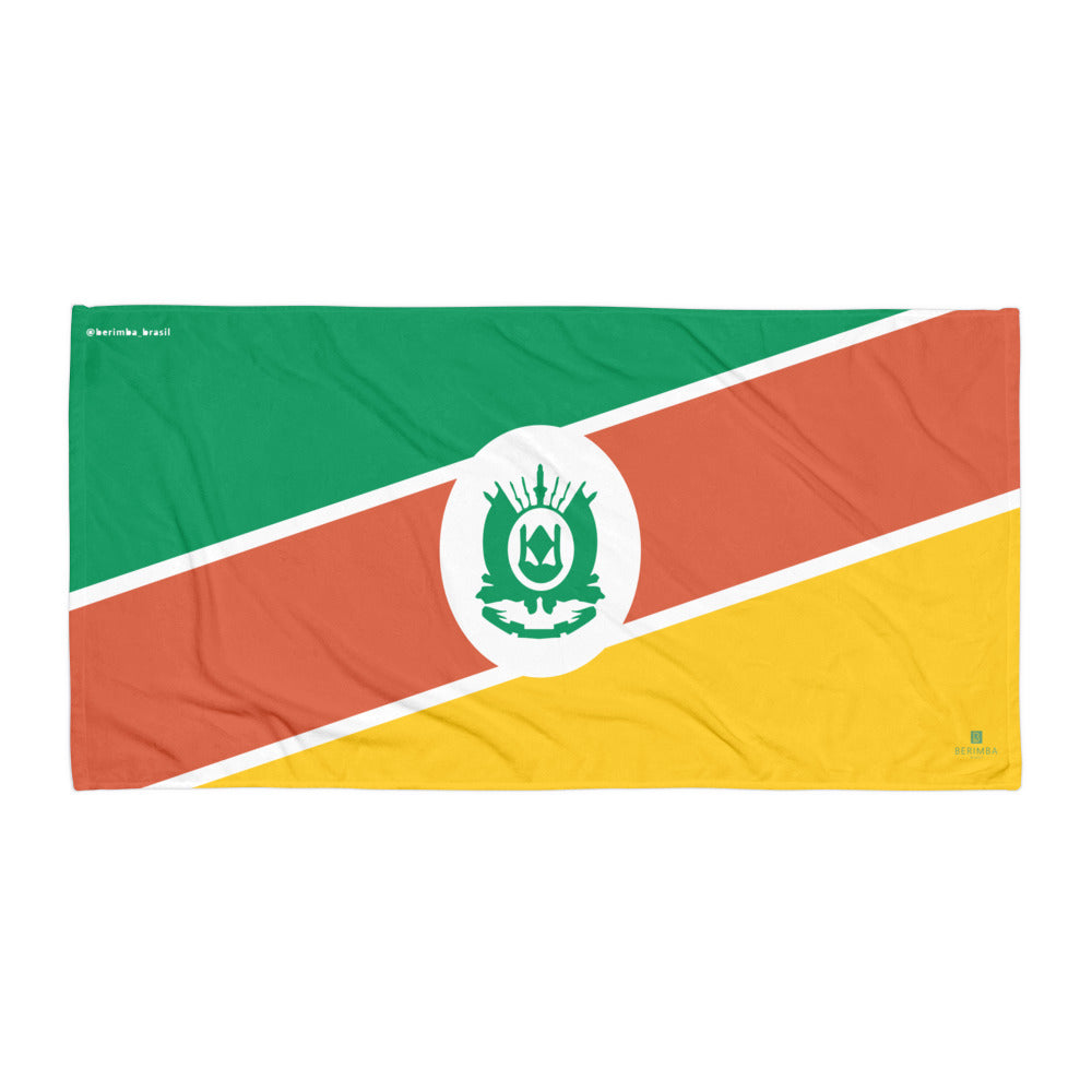 Towel/Sarong - Rio Grande do Sul Flag - Brazil-RS - 152x76cm Tri Legal - Brazilian Regional Clothing | Berimba