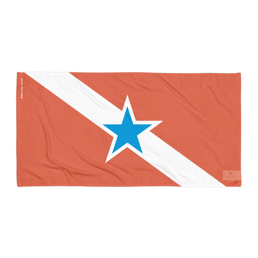 Towel/Sarong - Flag of PARÁ - Brazil-PA - 152×76cm - Brazilian Regional Clothing | Berimba
