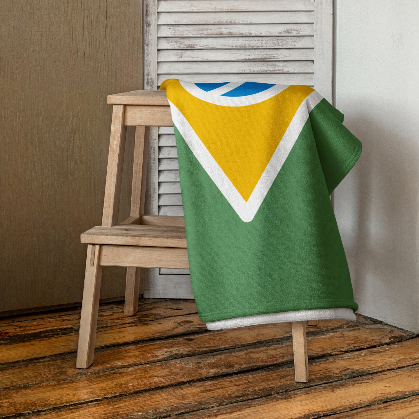 Toalla/Pareo - Bandera de Brasil - Marca Brasil Pelo Mundo - 152×76cm