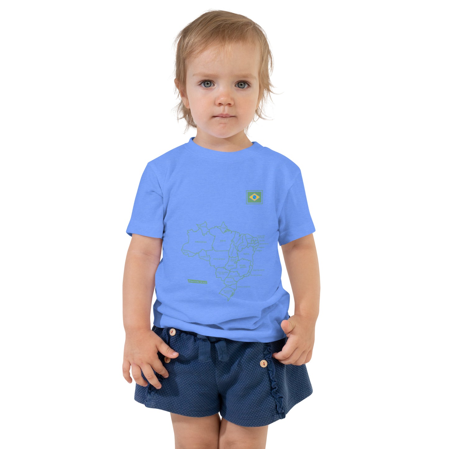 Kids T-Shirt - Brazil Map - Unisex - Brazilian Regional Clothing | Berimba