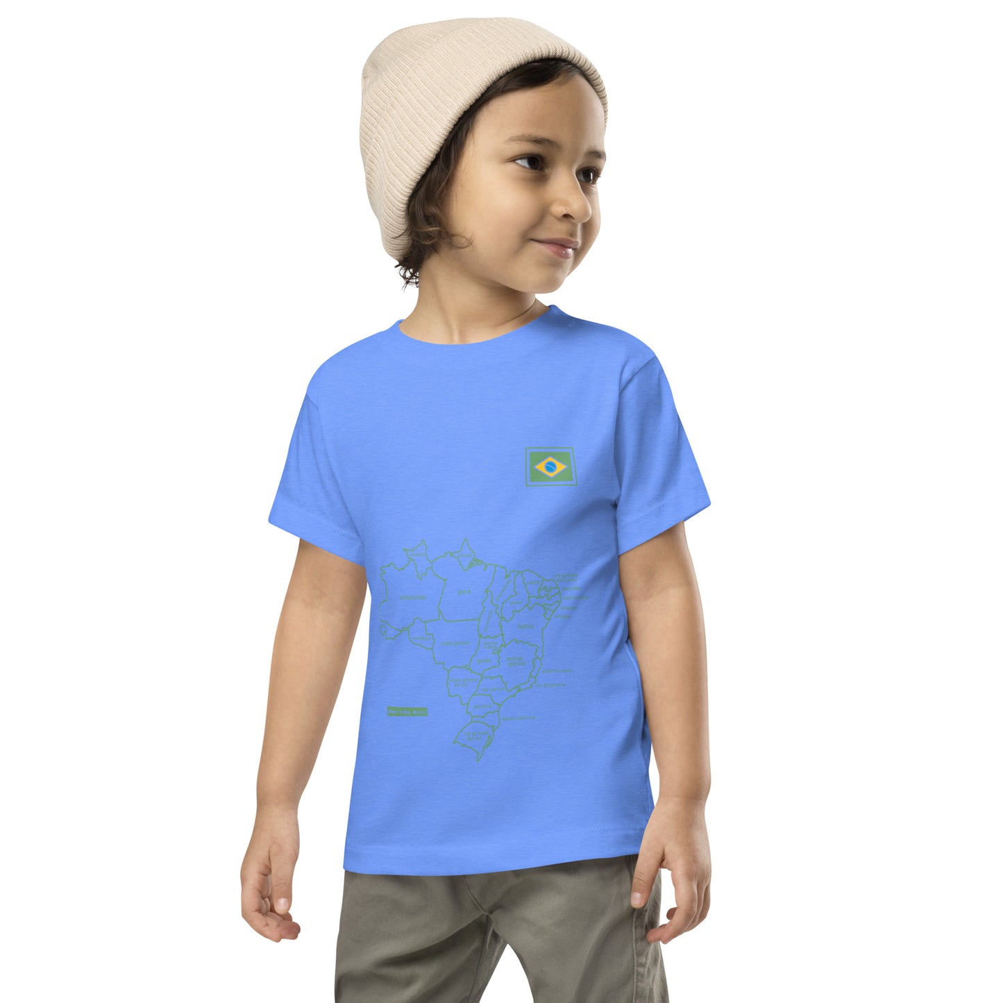 Kids T-Shirt - Brazil Map - Unisex - Brazilian Regional Clothing | Berimba