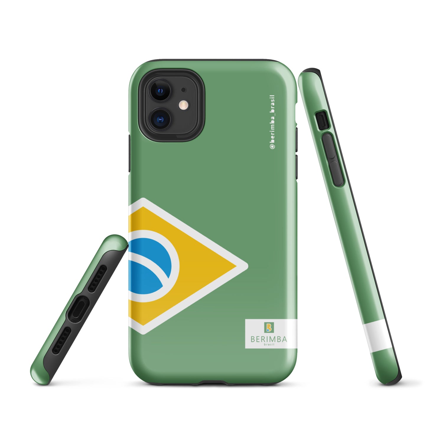 Hard Case for iPhone® - Brazil Flag - Brazilian Regional Clothing | Berimba