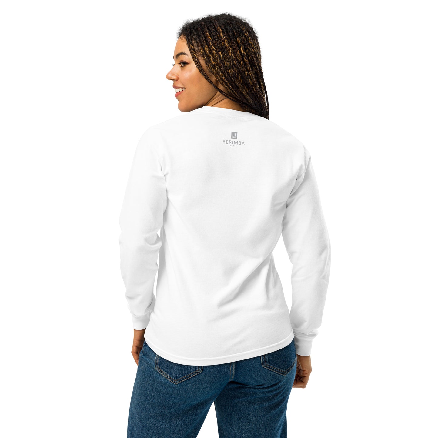 Long Sleeve T-Shirt - Brazil Map Lines - unisex - Brazilian Regional Clothing | Berimba