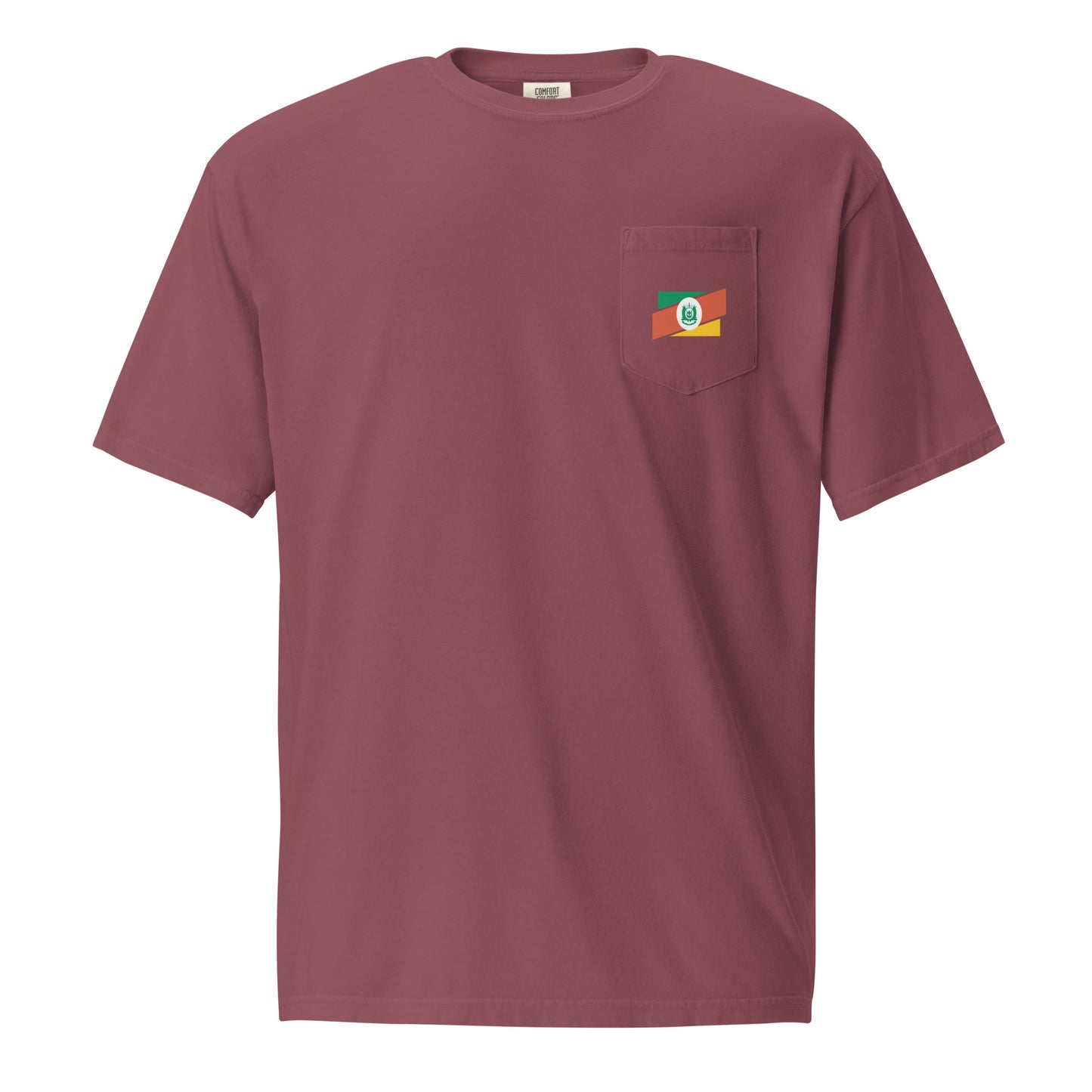Pocket T-Shirt - Flag of Rio Grande do Sul - Gaucho - RS - Brazil - Tri Legal unisex - Brazilian Regional Clothing | Berimba