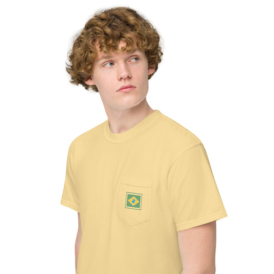Pocket T-shirt - Brazilian - Brasil-Flag Brand - unisex - Brazilian Regional Clothing | Berimba