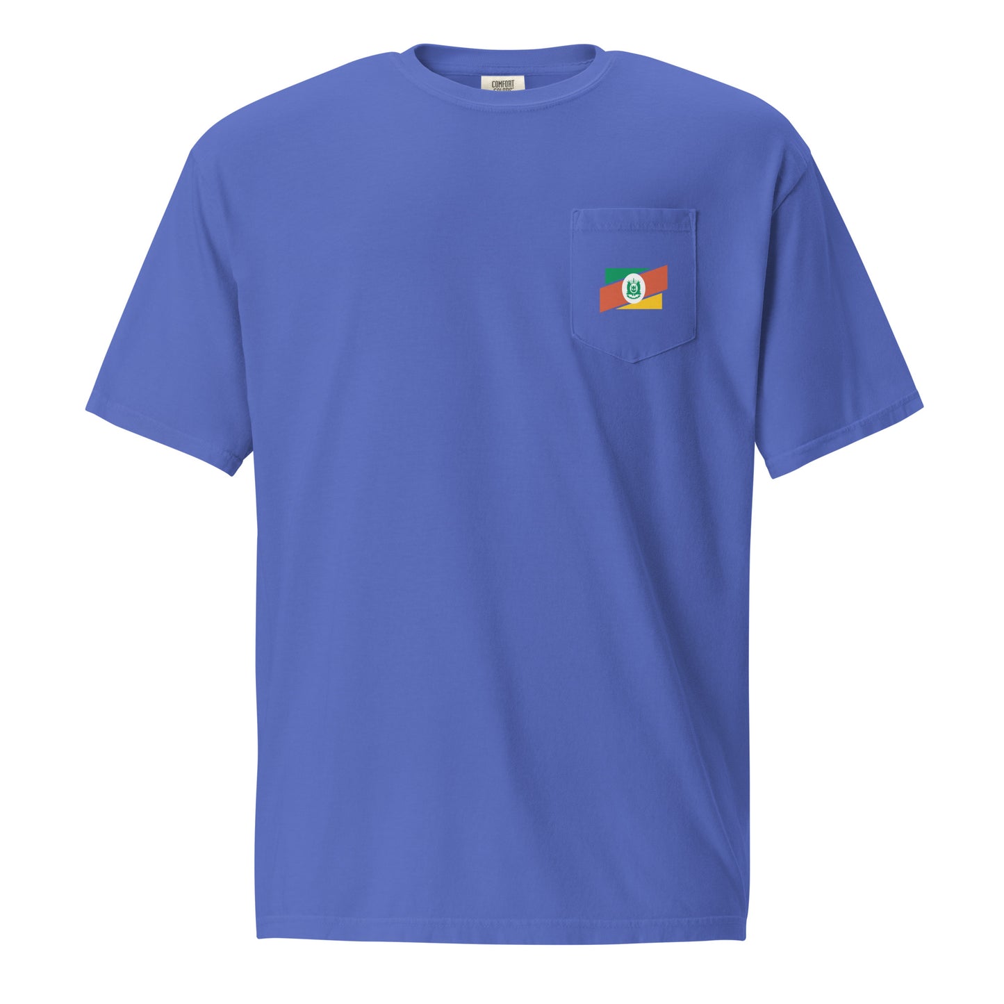 Pocket T-Shirt - Flag of Rio Grande do Sul - Gaucho - RS - Brazil - Tri Legal unisex - Brazilian Regional Clothing | Berimba