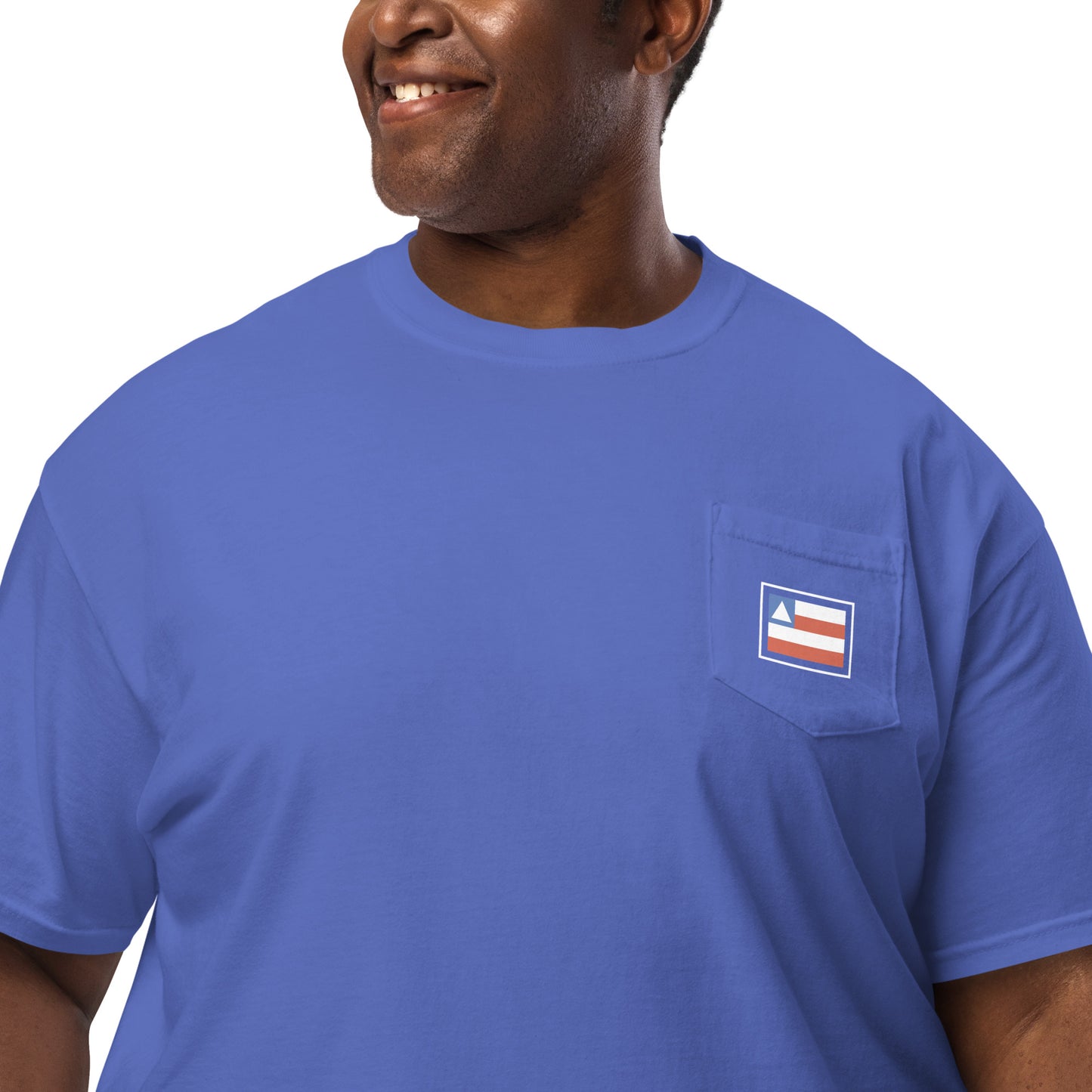 Pocket T-Shirt - Baiano - Bahia Brazil Flag - unisex - Brazilian Regional Clothing | Berimba