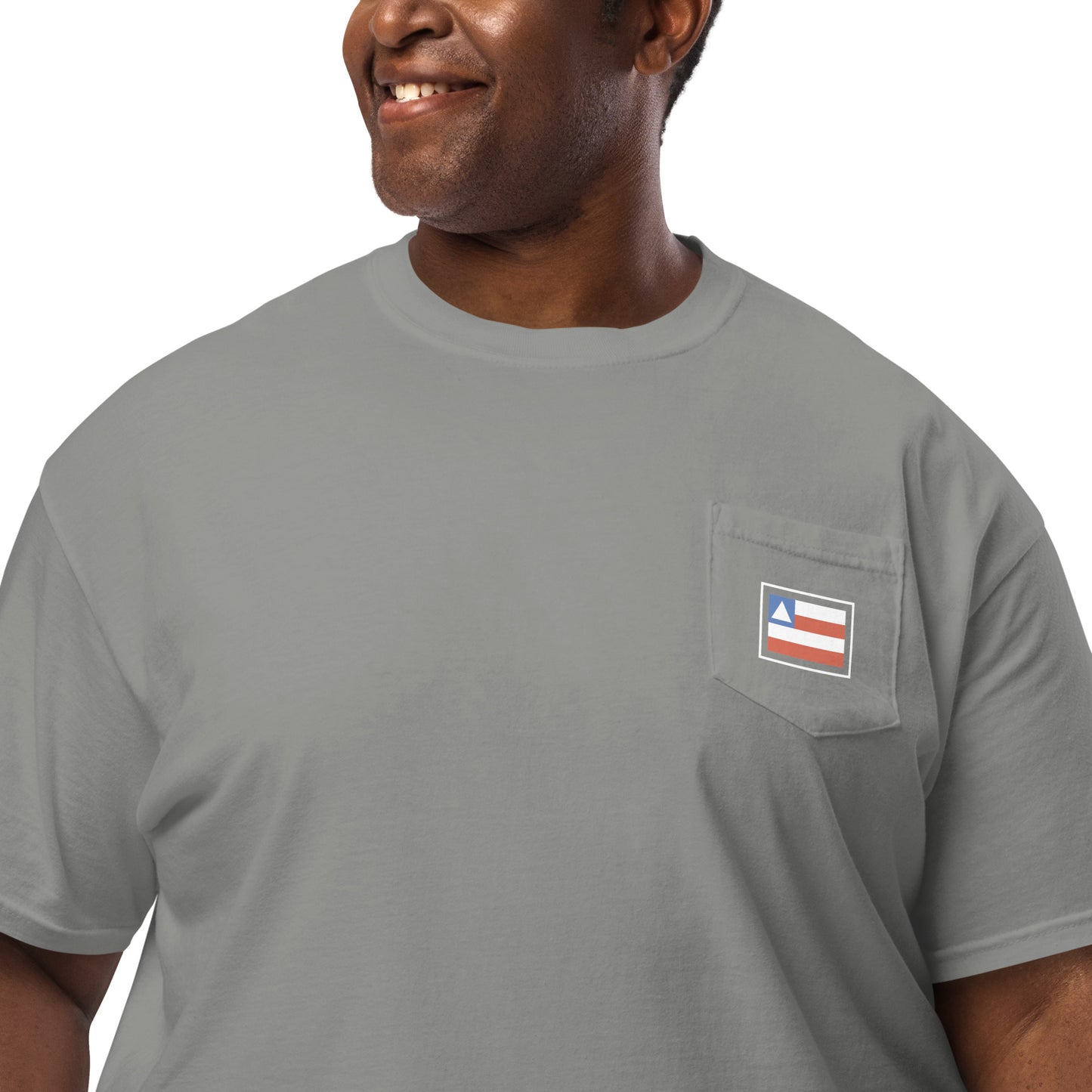 Pocket T-Shirt - Baiano - Bahia Brazil Flag - unisex - Brazilian Regional Clothing | Berimba