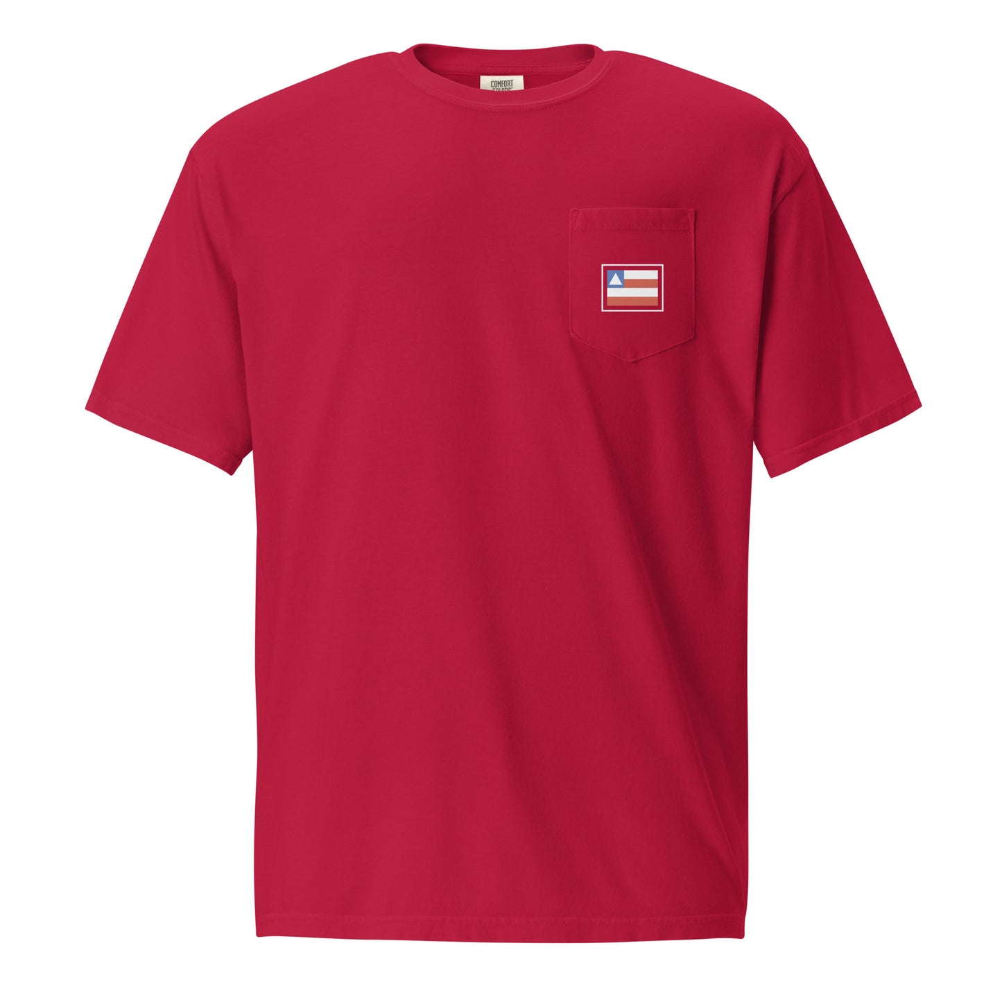 Pocket T-Shirt - Baiano - Bahia Brazil Flag - unisex - Brazilian Regional Clothing | Berimba