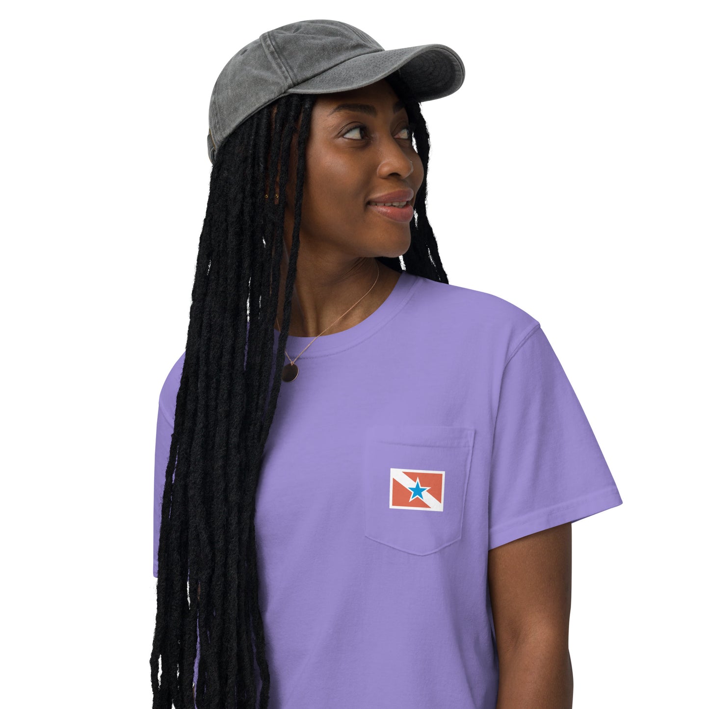 Pocket T-shirt - Flag of the State of PARÁ - Brazil - unisex - Brazilian Regional Clothing | Berimba