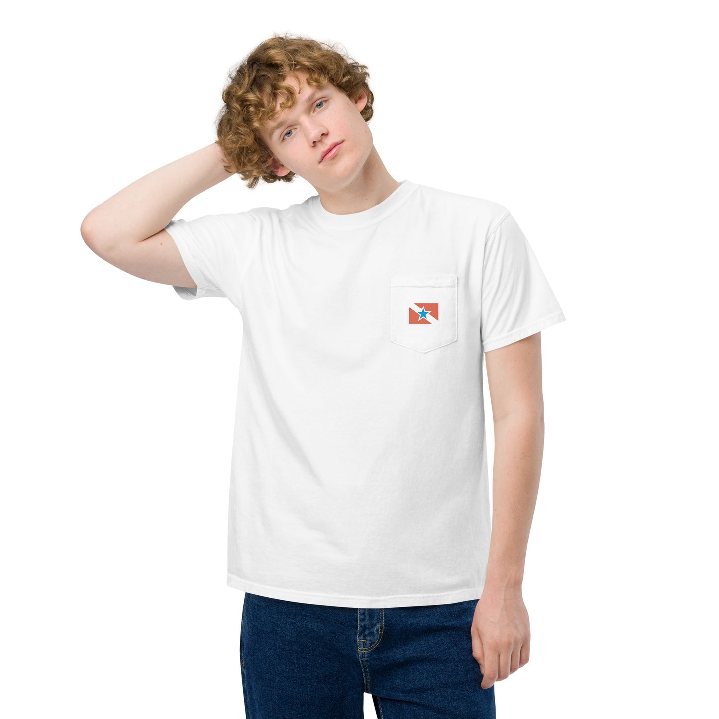 Pocket T-shirt - Flag of the State of PARÁ - Brazil - unisex - Brazilian Regional Clothing | Berimba
