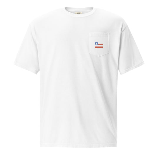 Pocket T-Shirt - Baiano - Bahia Brazil Flag - unisex - Brazilian Regional Clothing | Berimba