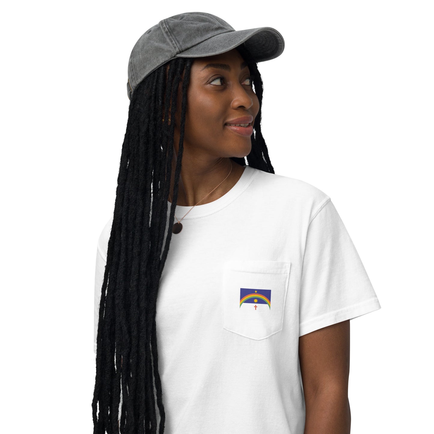 Camiseta de bolsillo pernambucano - Bandera de Pernambuco - Brasil - unisex