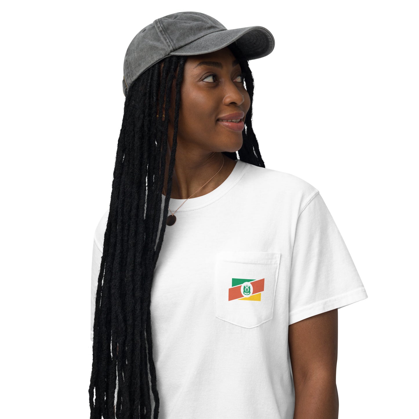 Pocket T-Shirt - Flag of Rio Grande do Sul - Gaucho - RS - Brazil - Tri Legal unisex - Brazilian Regional Clothing | Berimba