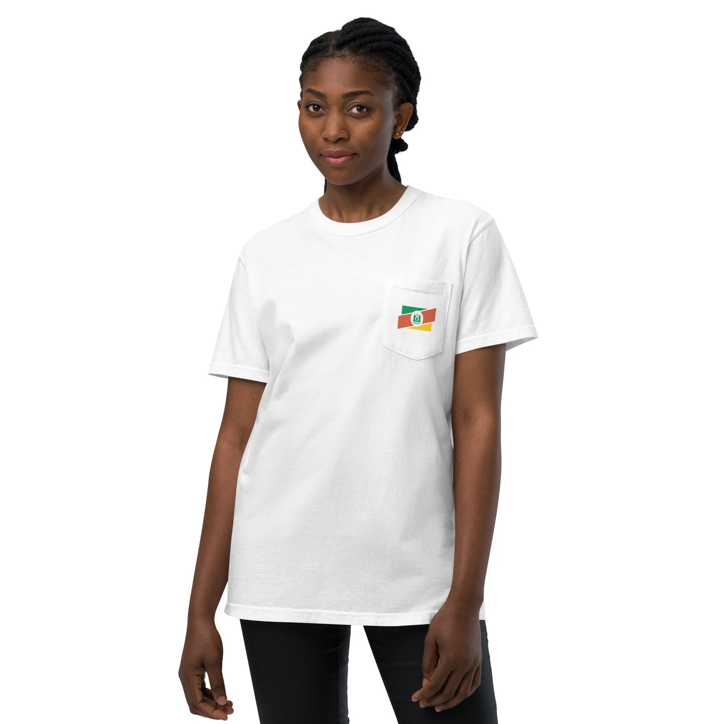Pocket T-Shirt - Flag of Rio Grande do Sul - Gaucho - RS - Brazil - Tri Legal unisex - Brazilian Regional Clothing | Berimba