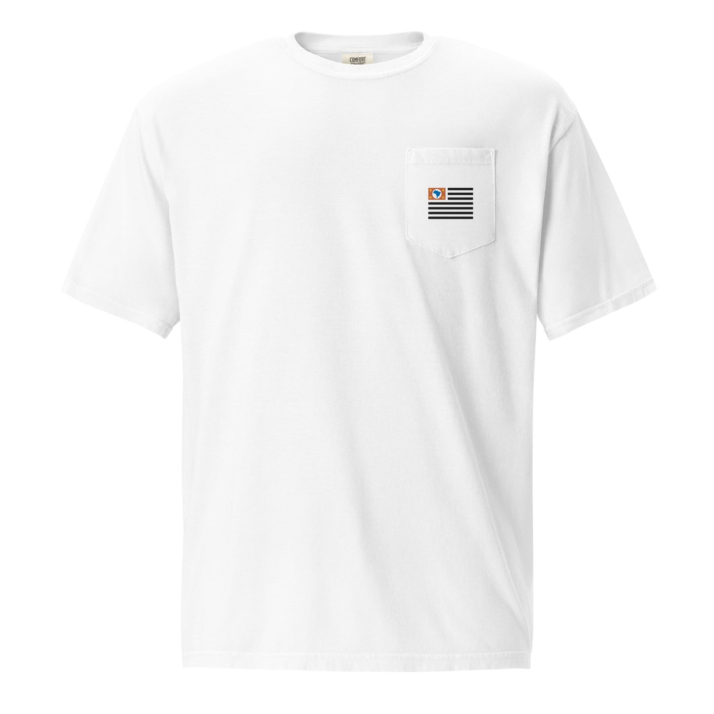 Camiseta de bolsillo - Paulista - Bandera de São Paulo - unisex